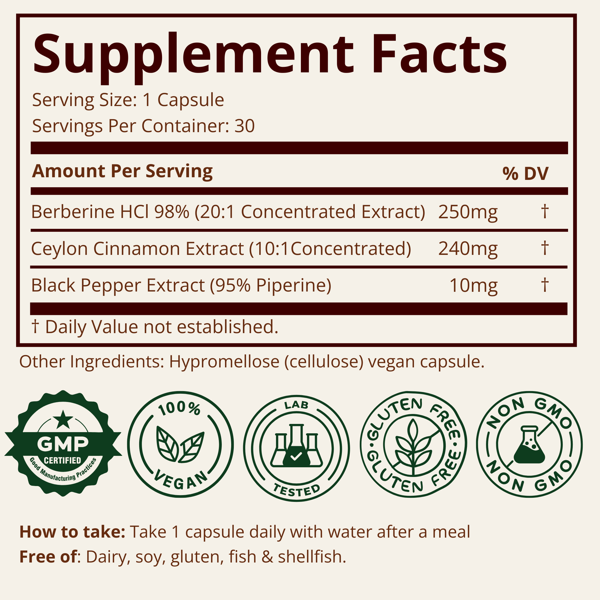 Berberine High Absorption 98% Purity